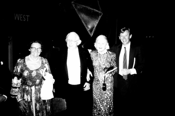 unknown, Wolfgang Wagner with members Lady Galleghan & Richard King