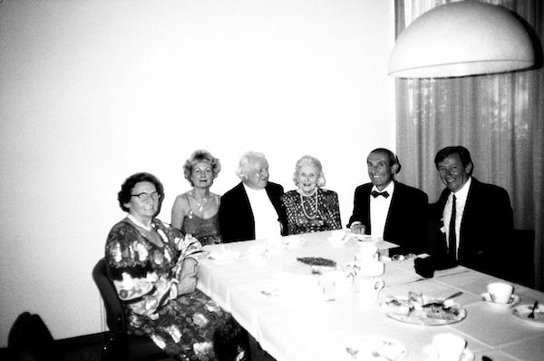Unknown, Frau Wagner, Wolfgang Wagner, Lady Galleghan, Dr Hansen & Richard King