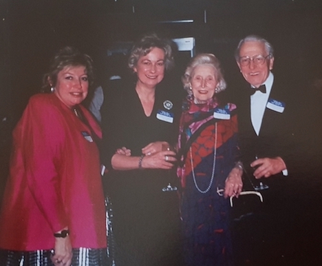 Leona with Gudrun Wagner, member Lady Galleghan & Wolfgang Wagner