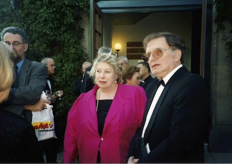 Leona with fellow member Robert Lloyd